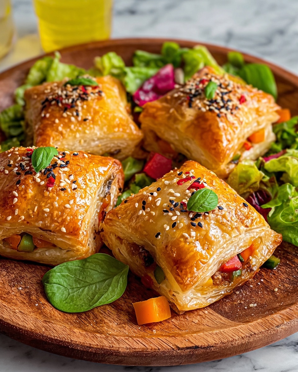 Puff Pastry Samosa Chaat Recipe - Recipe Image