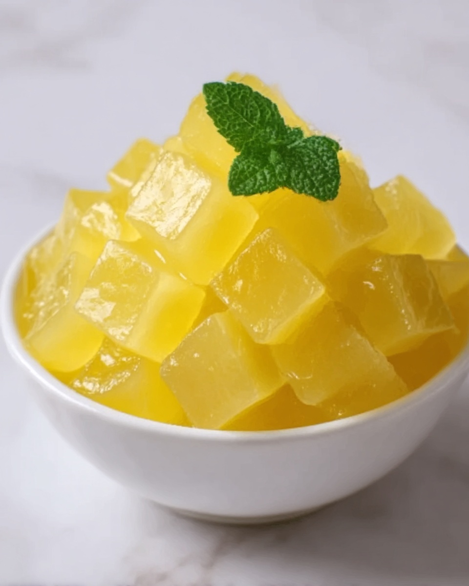 Creamy Pineapple Lemon Jello Recipe - Recipe Image