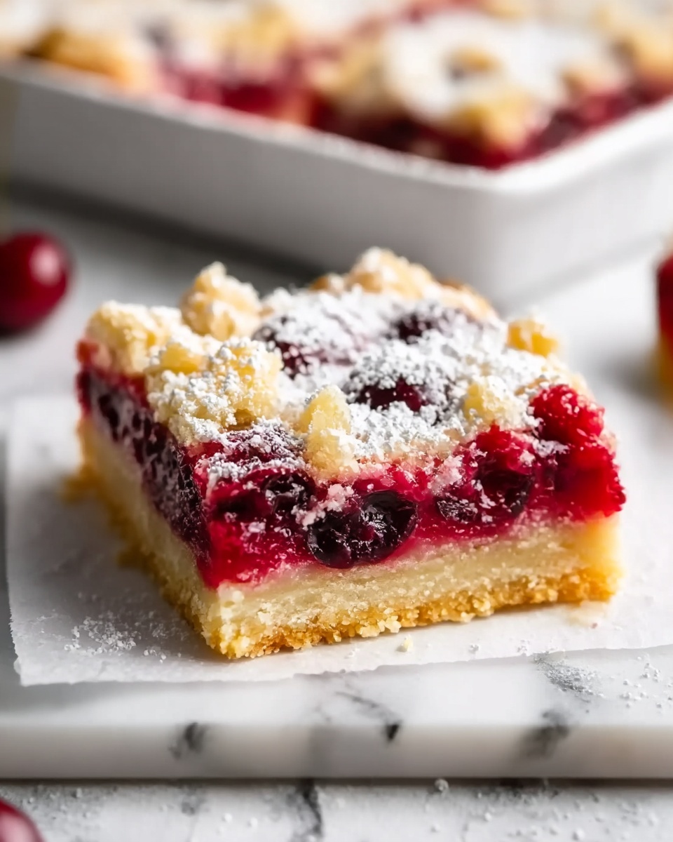 Cherry Pie Bars Recipe - Recipe Image