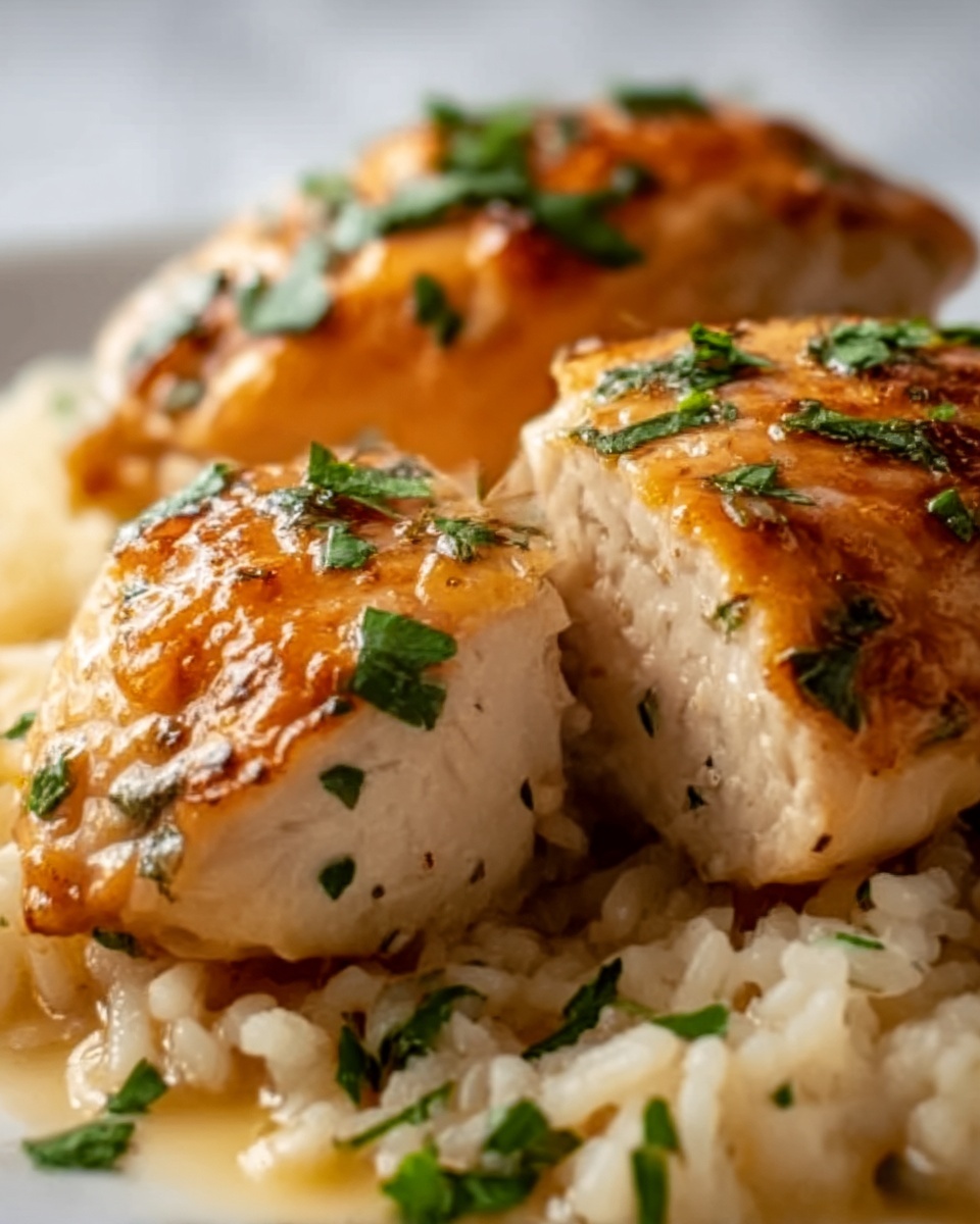 Creamy Herb Chicken with Basmati Rice Recipe - Recipe Image