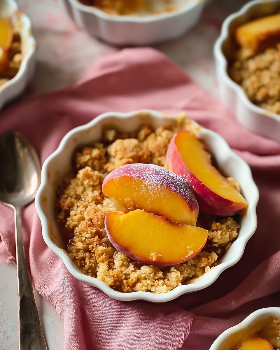 Improved Lazy Man Peach Cobbler Recipe - Recipe Image