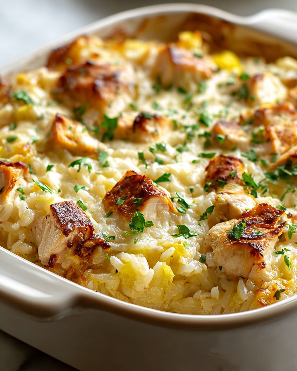 Easy Chicken and Rice Casserole Recipe - Recipe Image