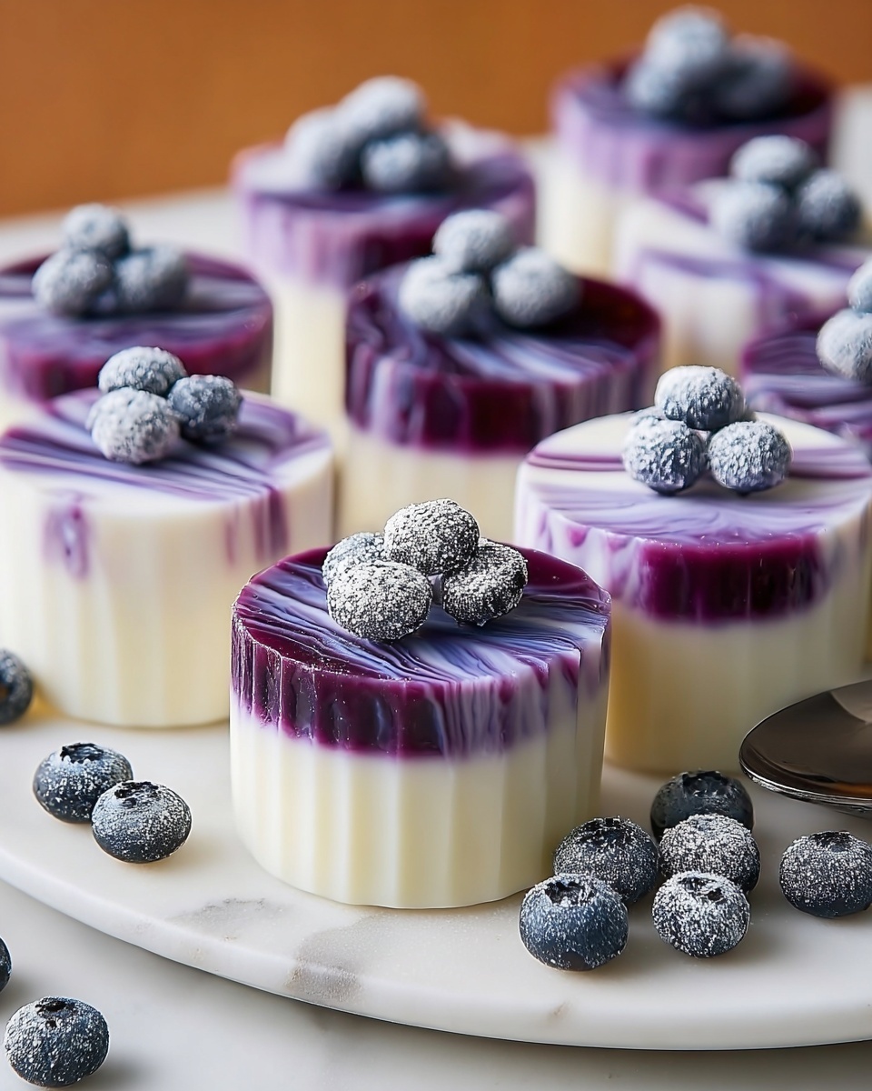 Blueberry Swirl Yogurt Bites: A Healthy & Delicious Recipe - Recipe Image