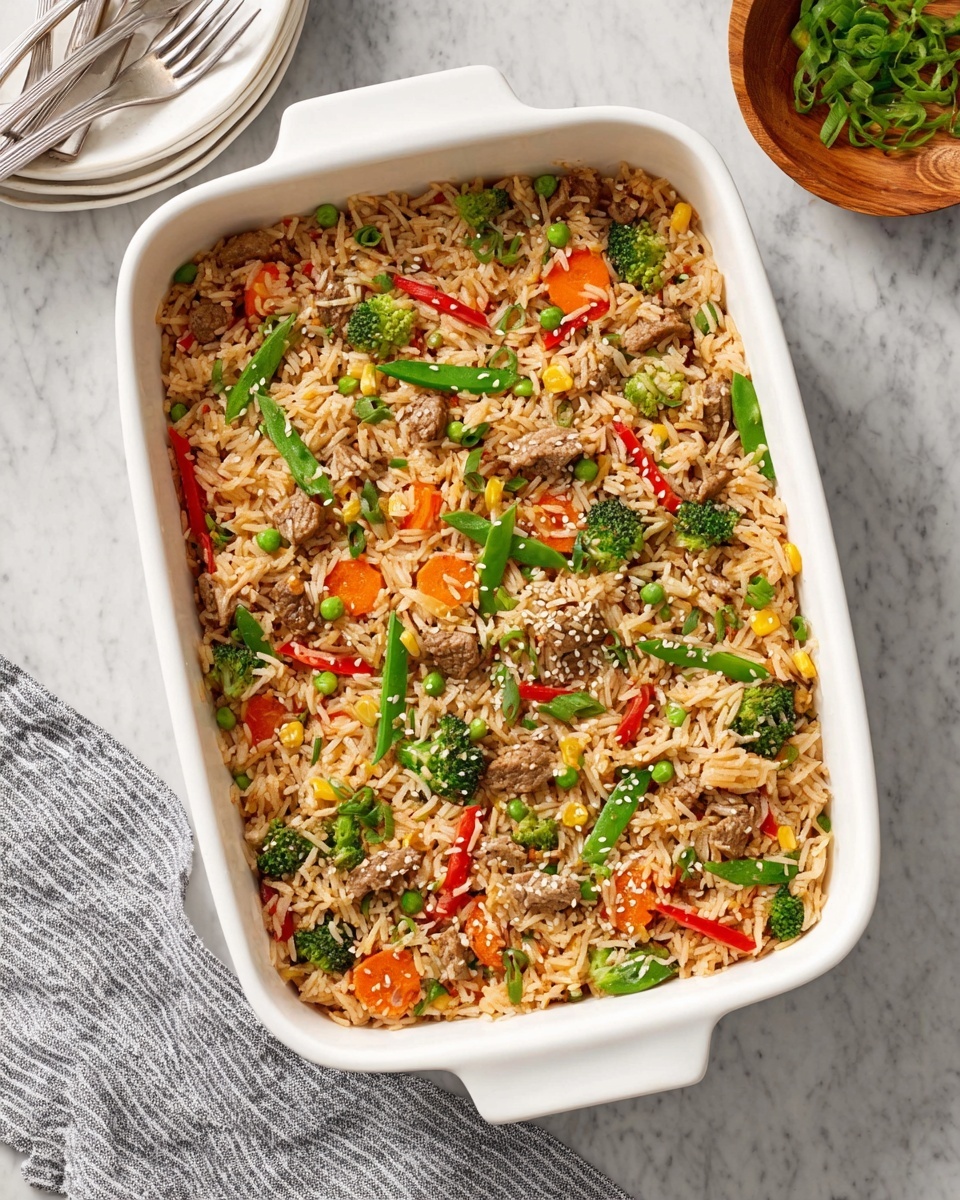 Easy Teriyaki Chicken Casserole Recipe - Recipe Image