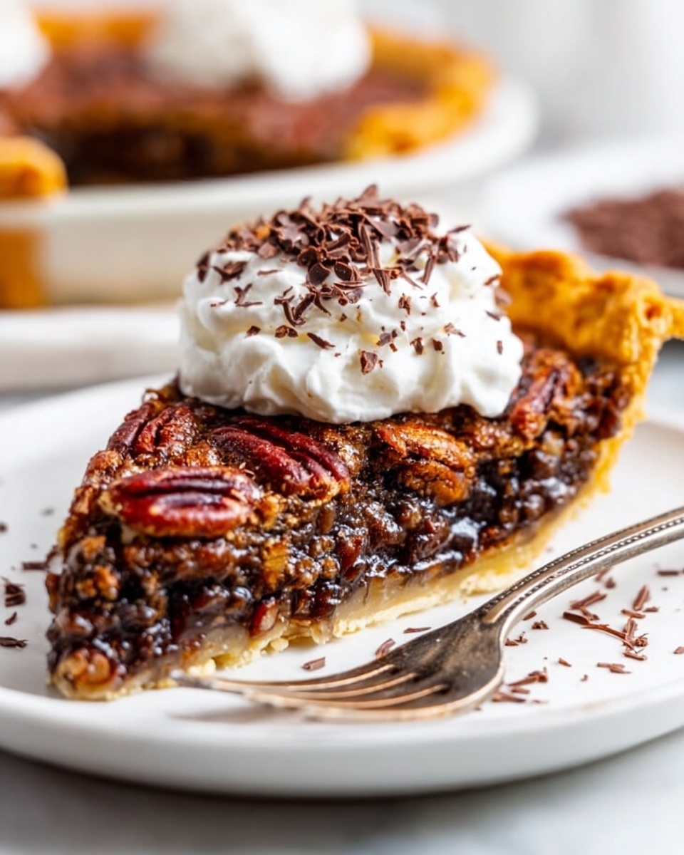 Dark Chocolate Pecan Pie Recipe - Recipe Image