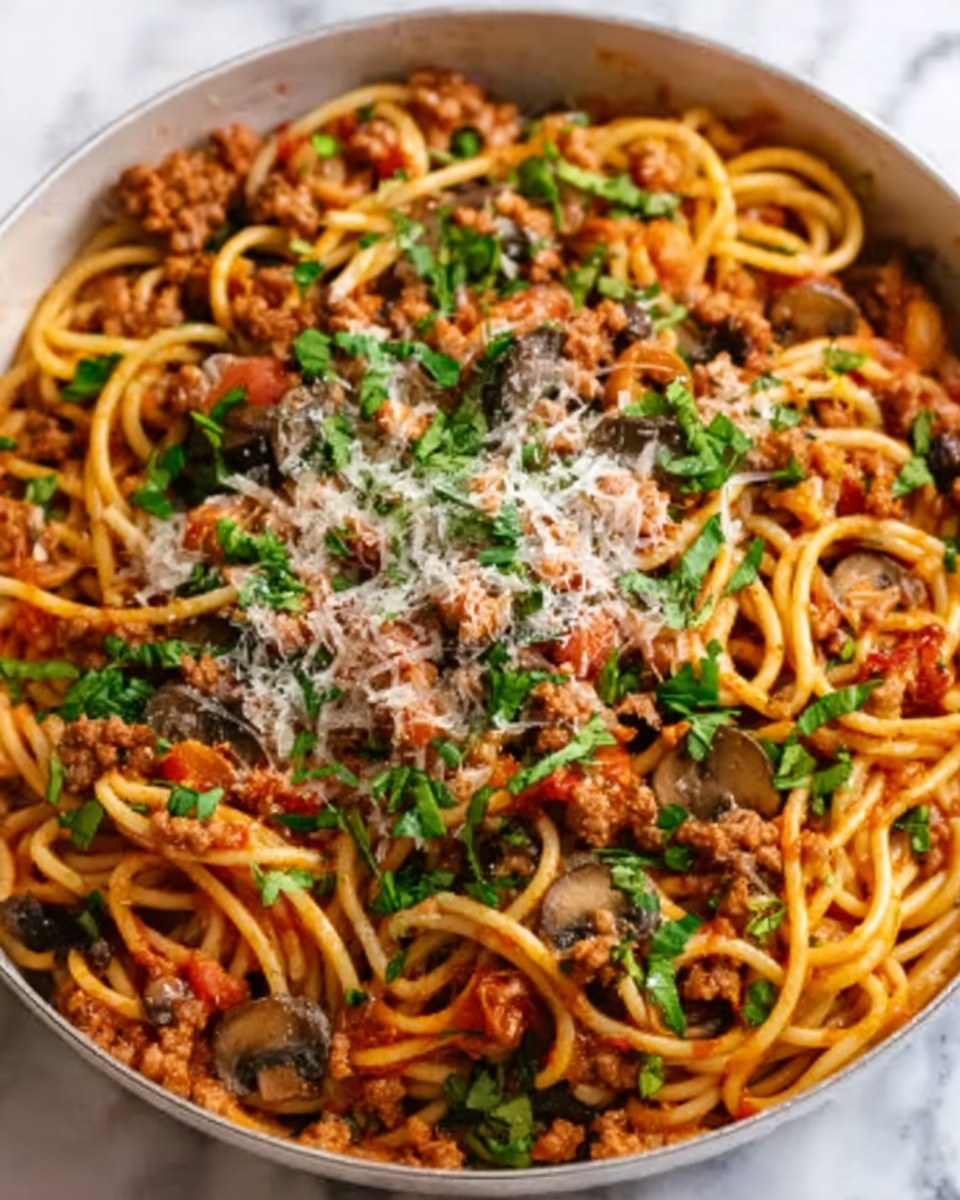 One-Pot Taco Spaghetti Recipe - Recipe Image
