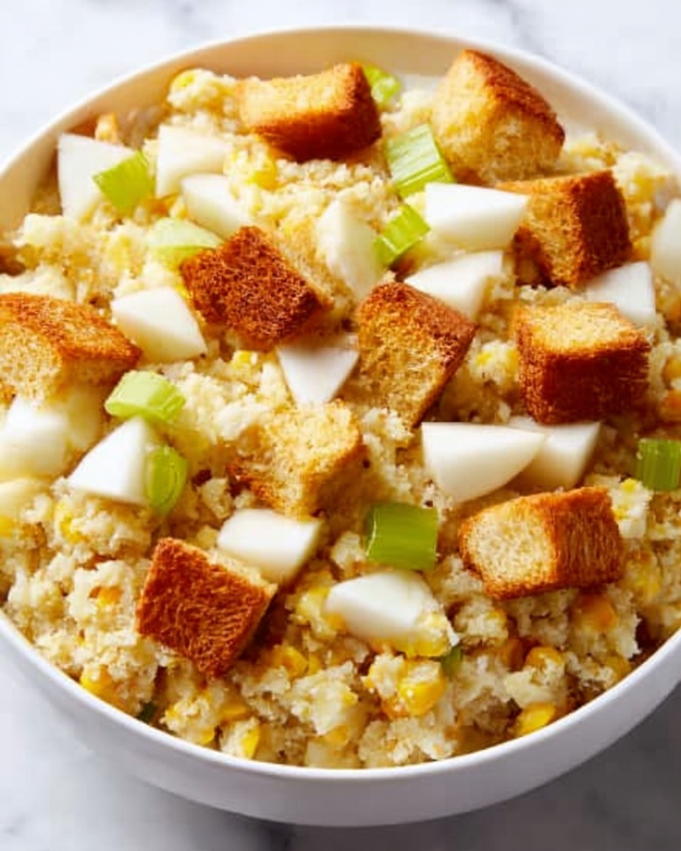 Cornbread Stuffing with Apples Recipe - Recipe Image