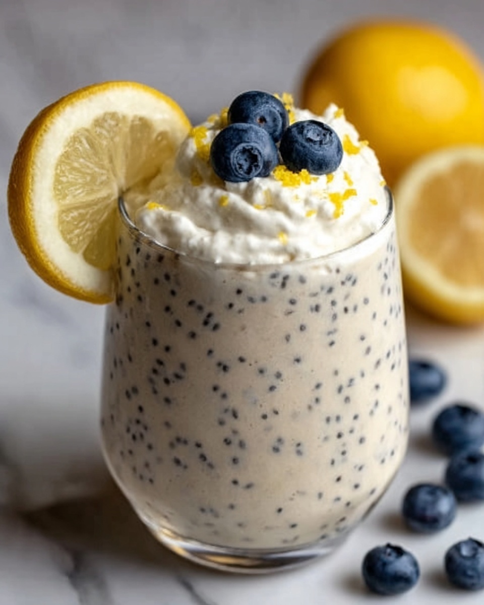 Vegan Lemon Poppy Seed Overnight Oats Recipe - Recipe Image