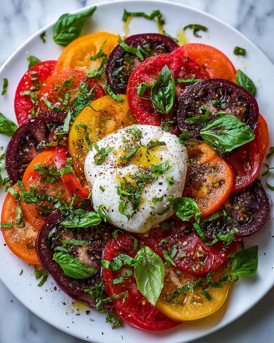 Fresh Tomato Burrata Salad Recipe - Recipe Image