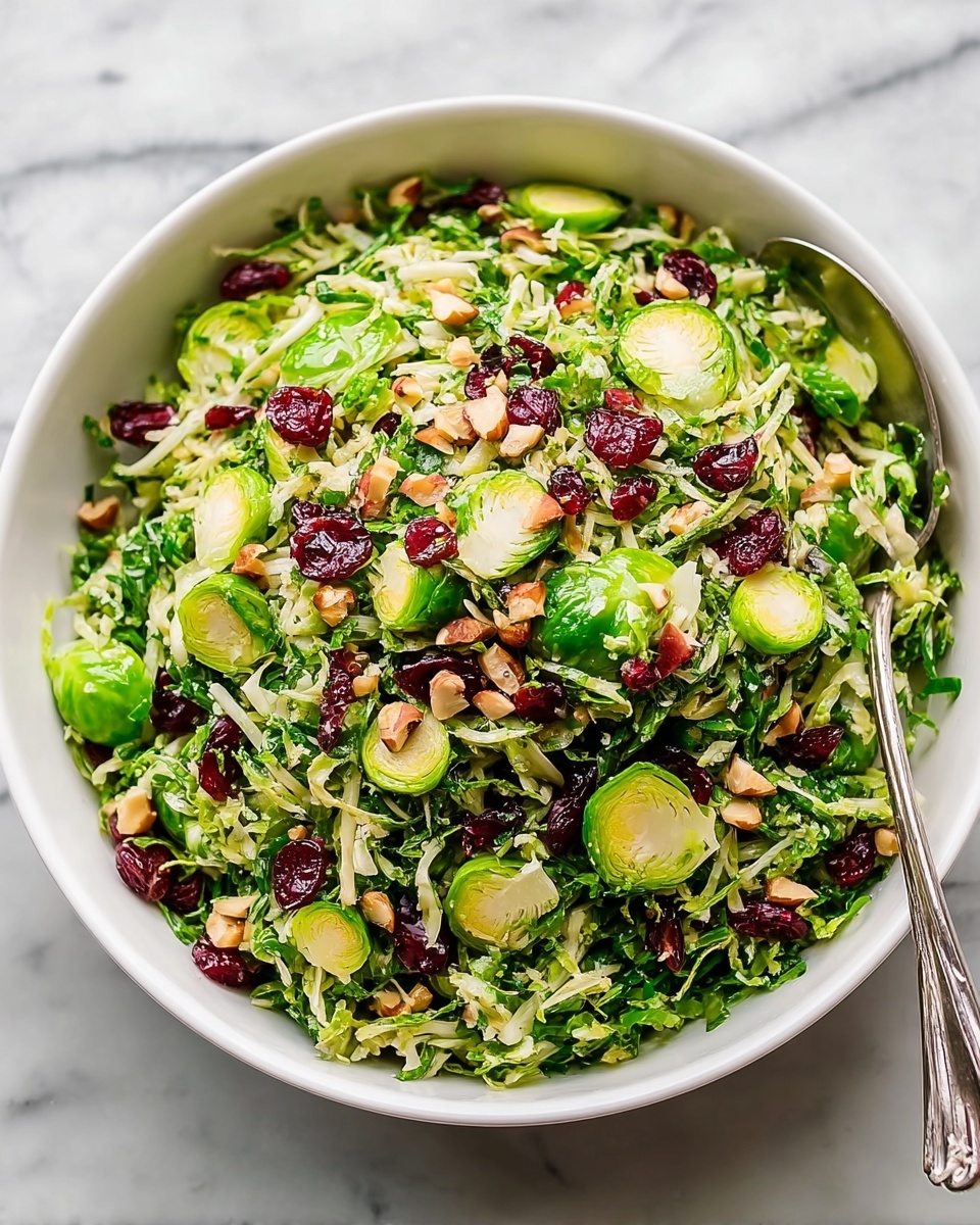 Fresh Shaved Brussels Sprout Salad Recipe - Recipe Image