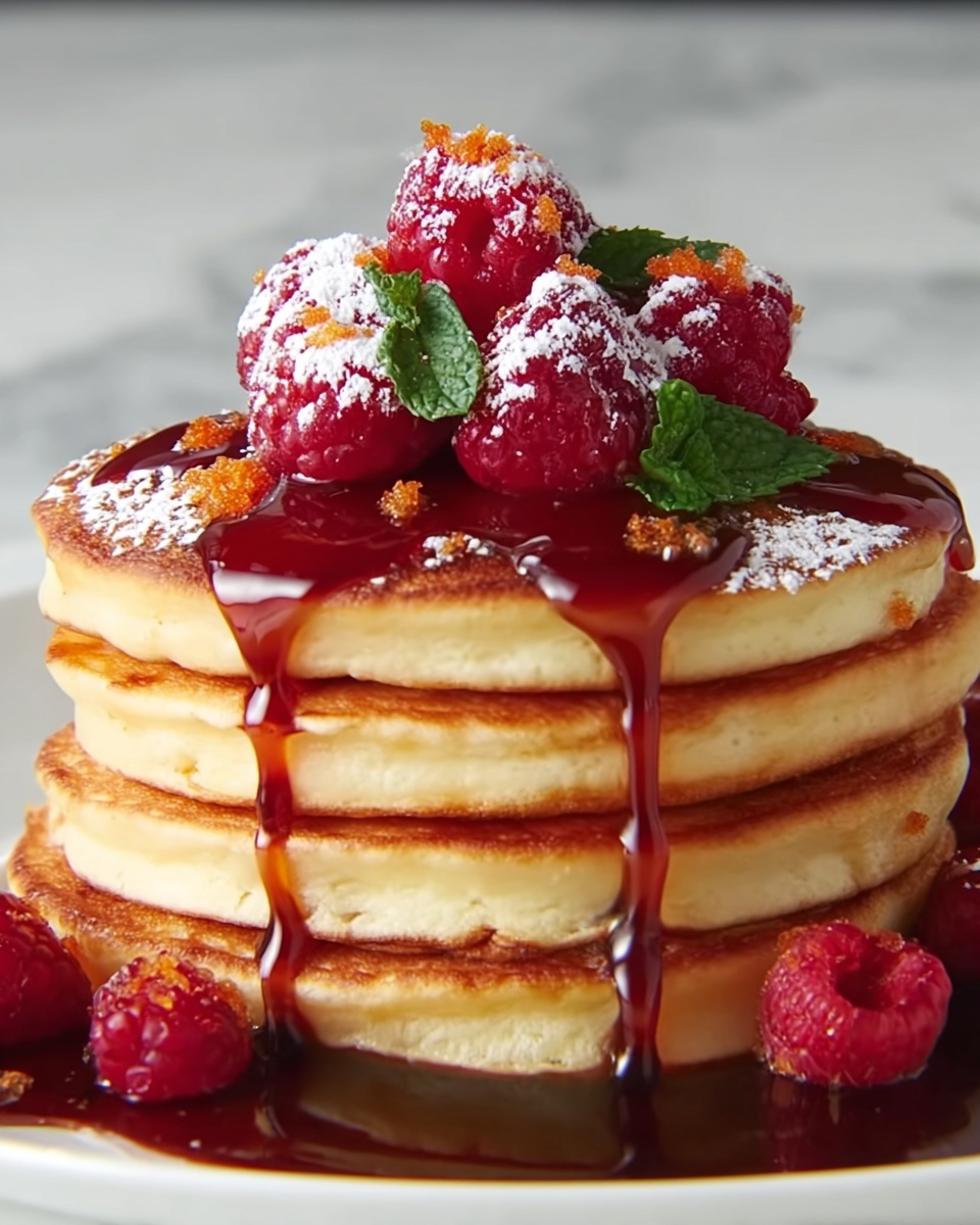 Raspberry Carrot Cake Pancakes Recipe - Recipe Image