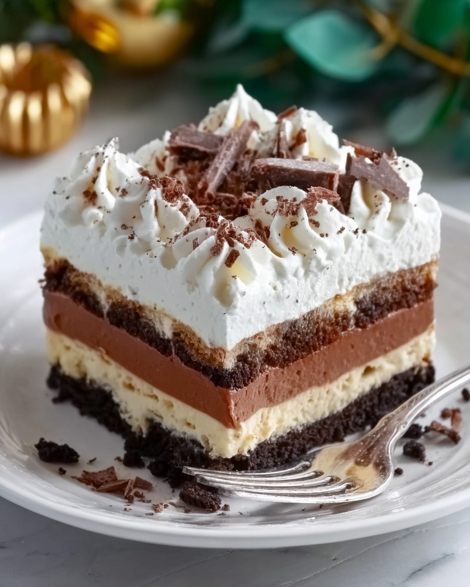 Hot Chocolate Lasagna Recipe - Recipe Image