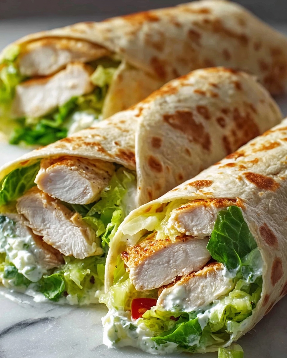 Chicken Caesar Salad Tortilla Cones Recipe - Recipe Image