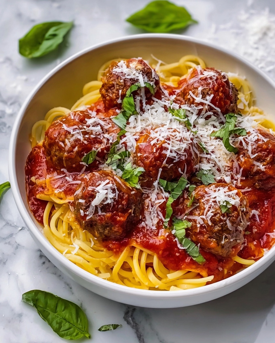 Classic Homemade Meatball Marinara Recipe - Recipe Image