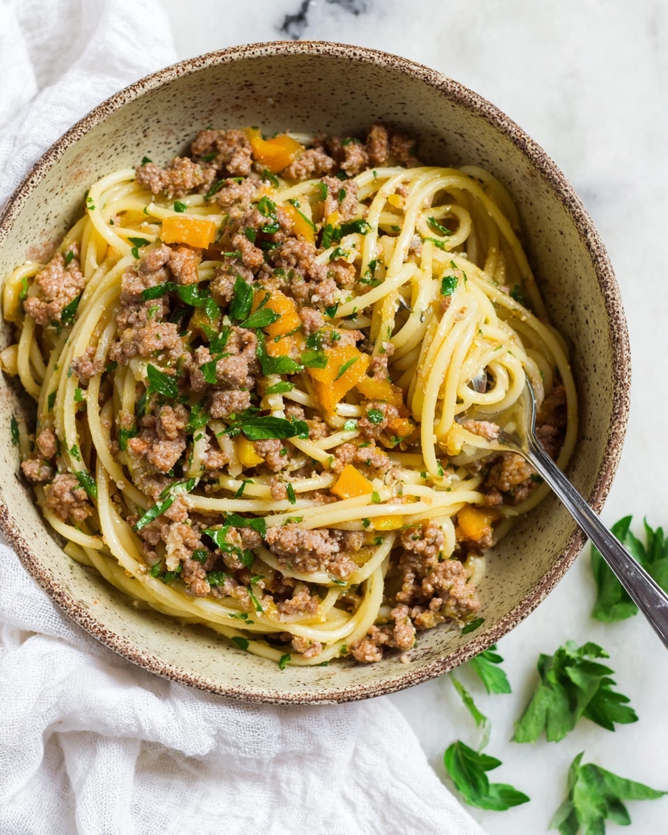 Instant Pot Spaghetti Sauce with Ground Meat and Vegetables Recipe - Recipe Image