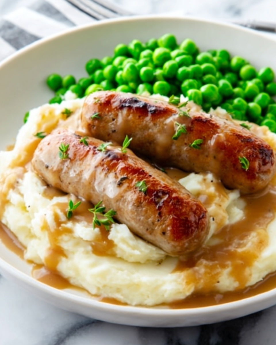 Bangers and Mash Recipe - Recipe Image