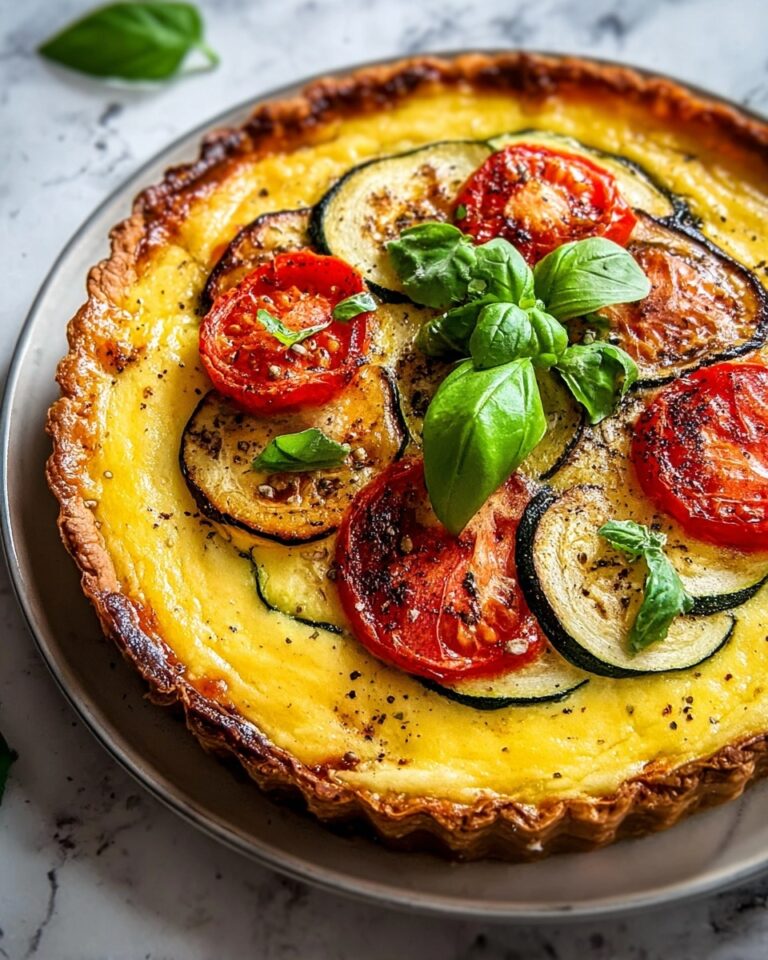 Roasted Ratatouille Quiche Recipe