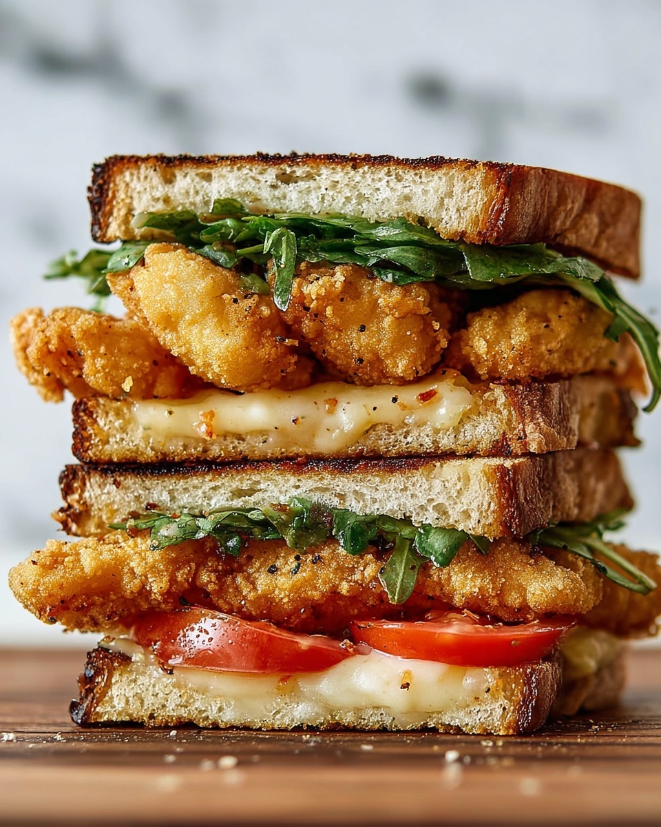 Dijon Mayo Brined Crispy Chicken Sandwich Recipe - Recipe Image