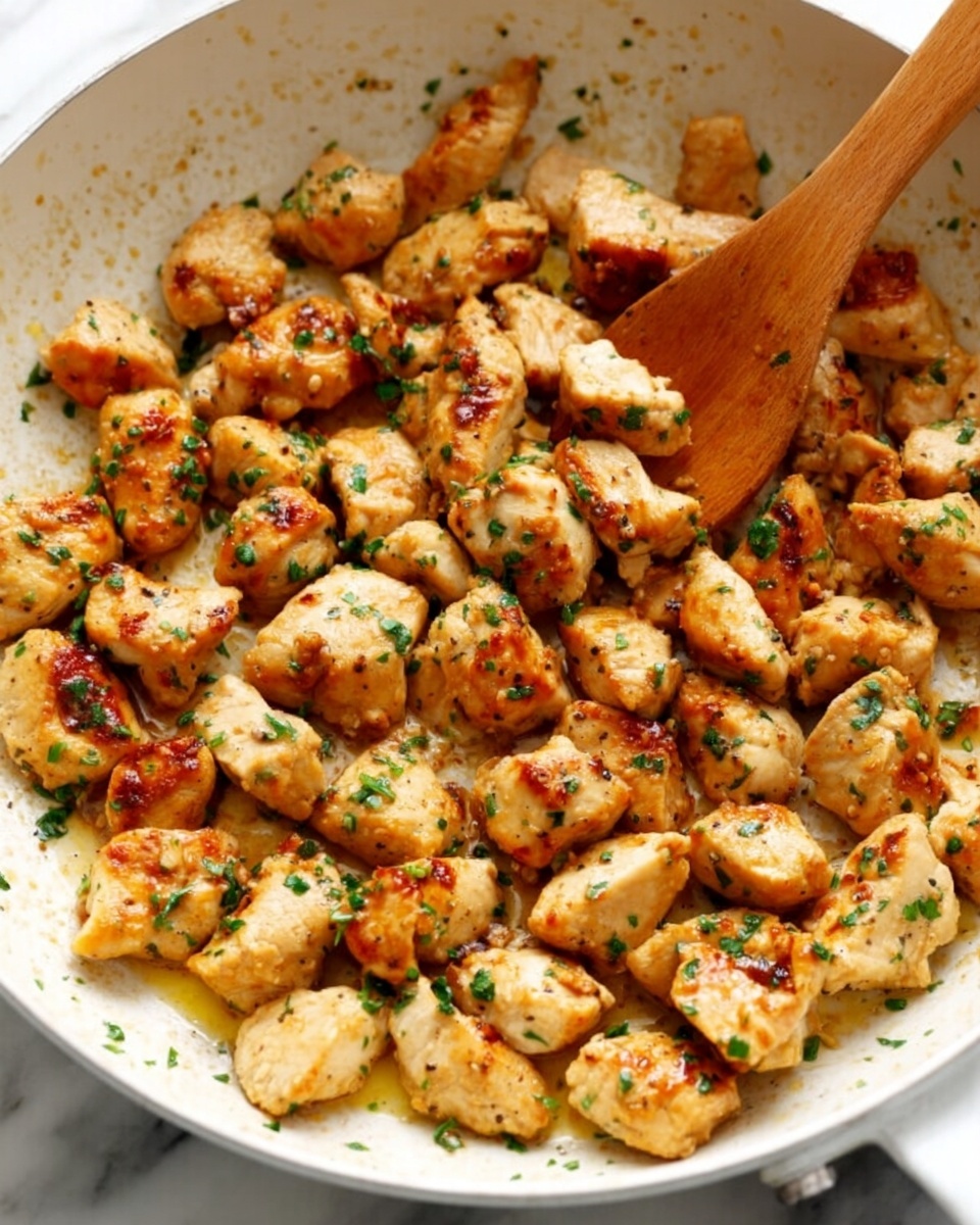 Garlic Butter Chicken Bites Recipe - Recipe Image