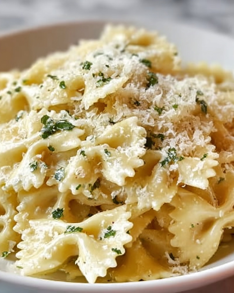 Garlic Parmesan Pasta Recipe - Recipe Image