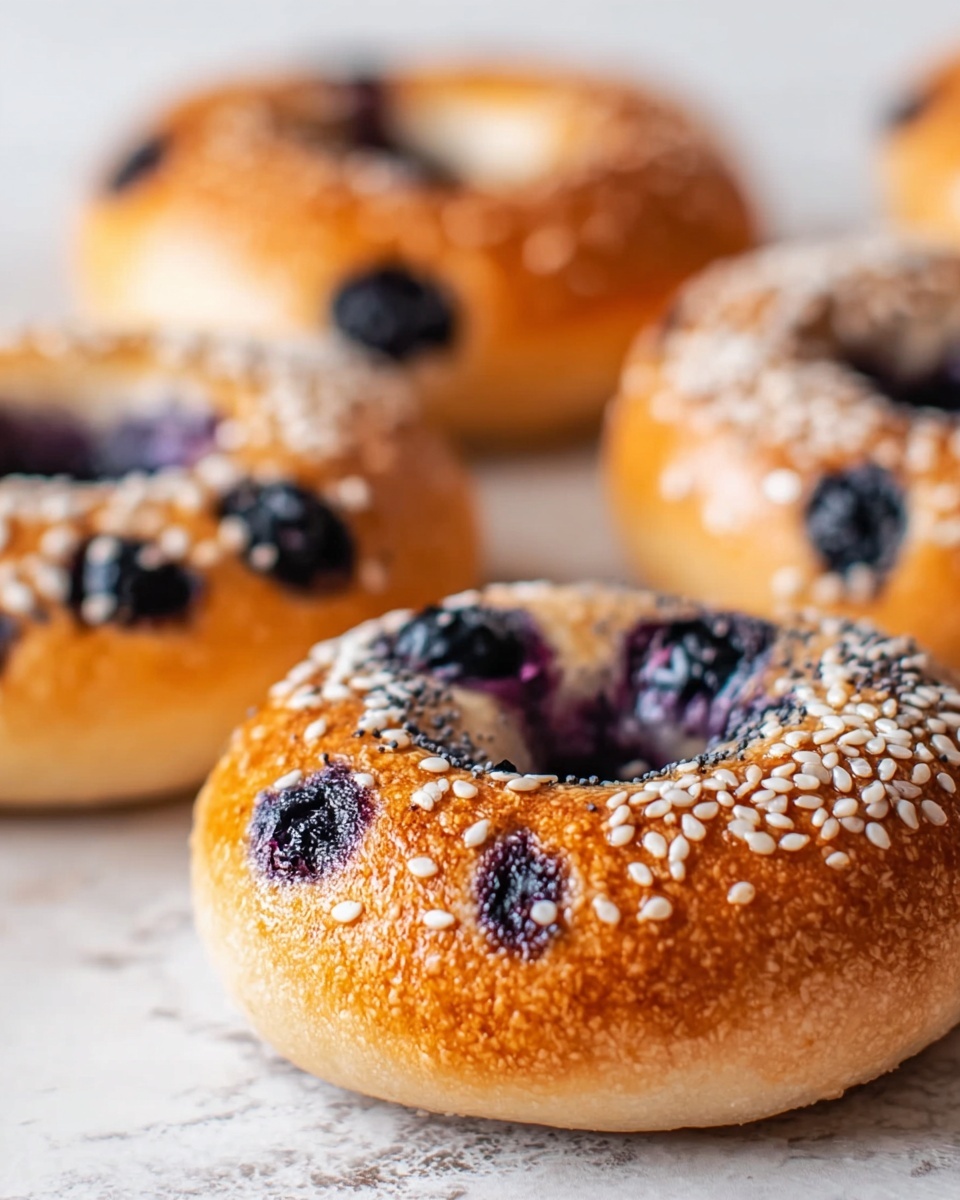 High Protein Blueberry Bagels Recipe - Recipe Image