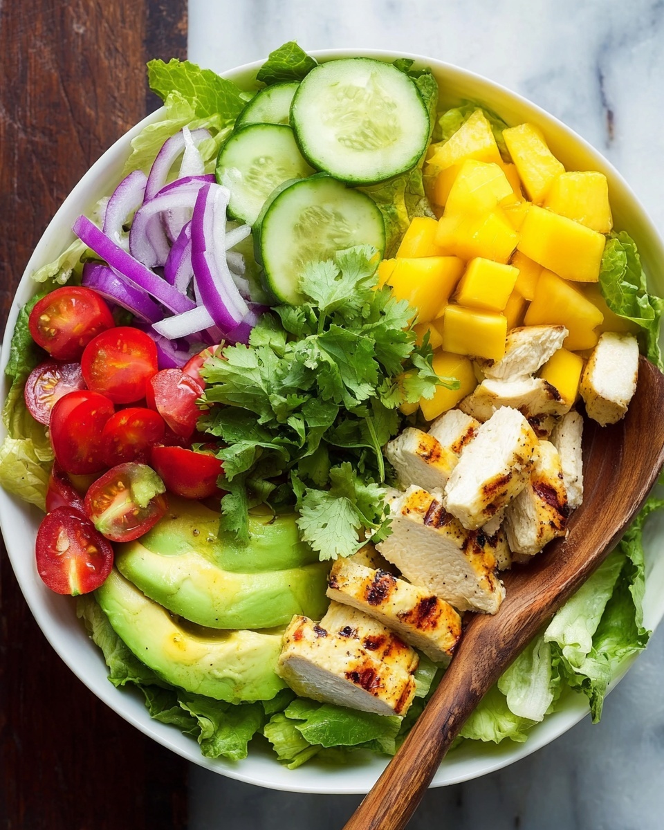 Chicken Mango Avocado Salad Recipe - Recipe Image