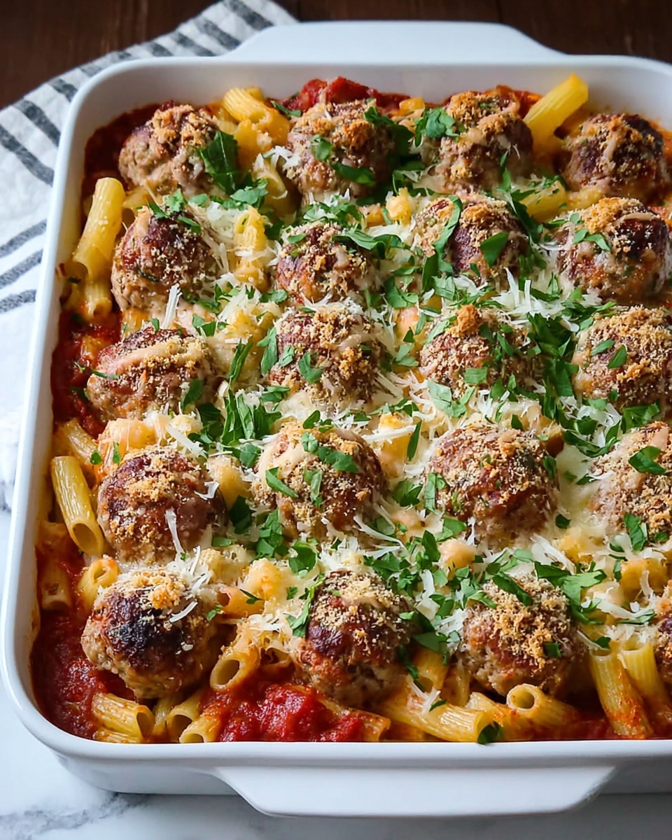 Dump and Bake Meatball Casserole: The Ultimate Comfort Food Shortcut Recipe - Recipe Image