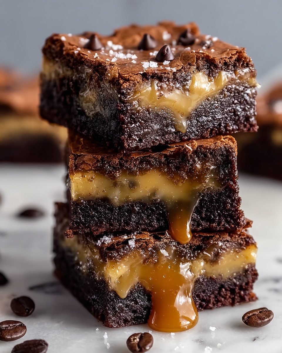 Coffee Caramel Blondies Recipe - Recipe Image