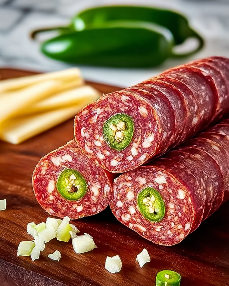 Jalapeño and Pepper Jack Summer Sausage: A Spicy, Savory Snack Favorite Recipe - Recipe Image