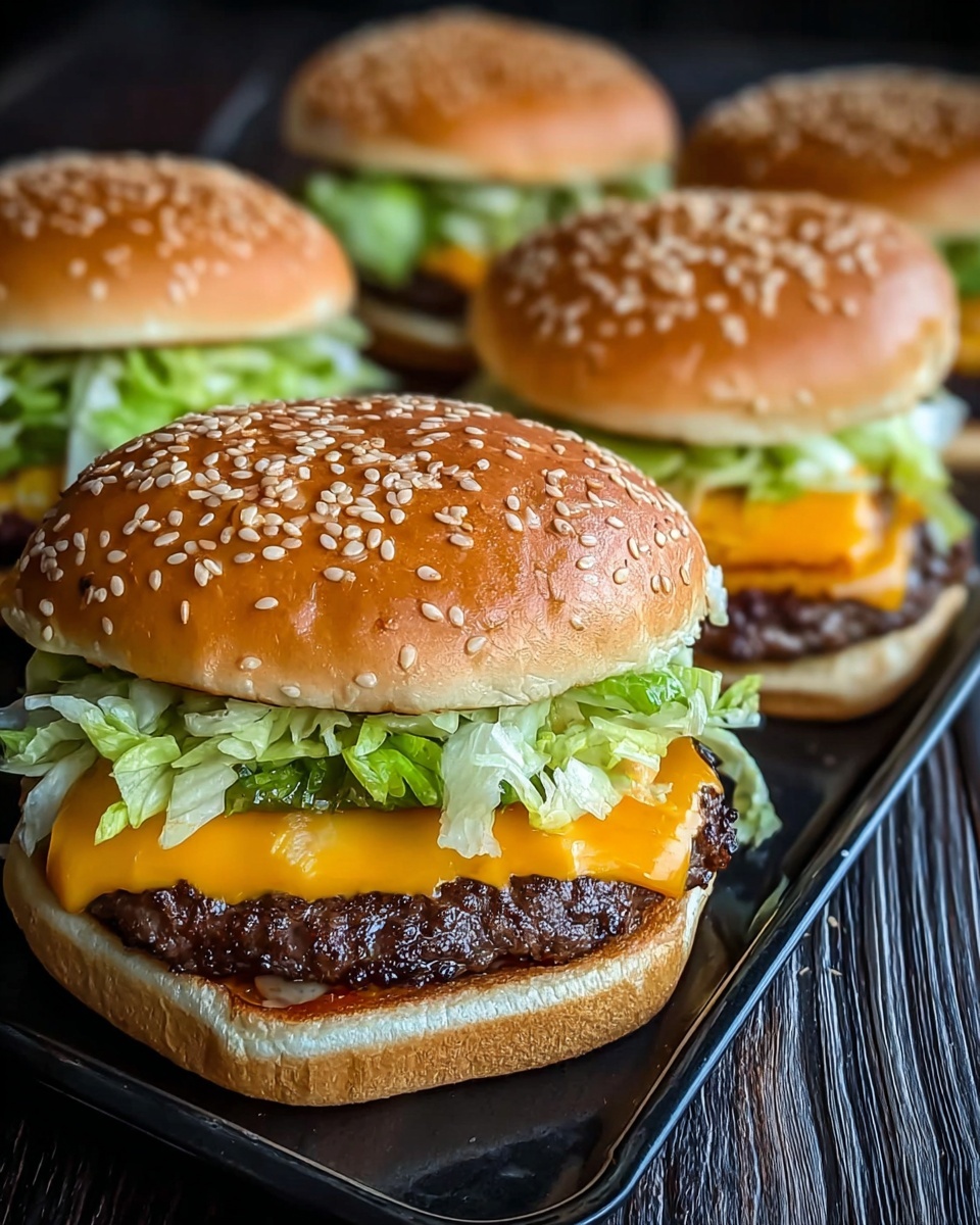 Mini Big Mac Recipe: A Bite-Sized Twist on the Fast Food Classic Recipe - Recipe Image