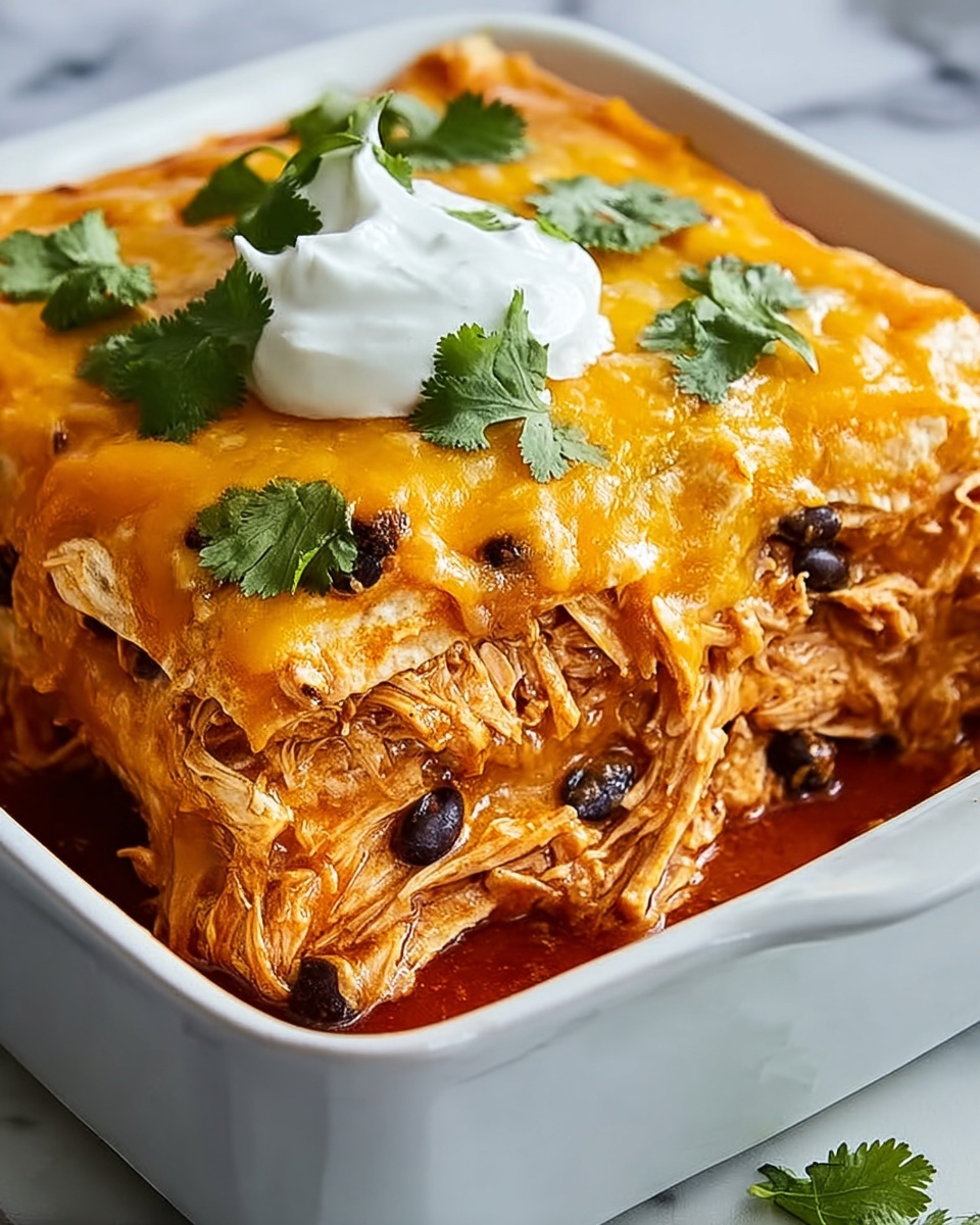 Slow Cooker Enchilada Casserole Recipe - Recipe Image