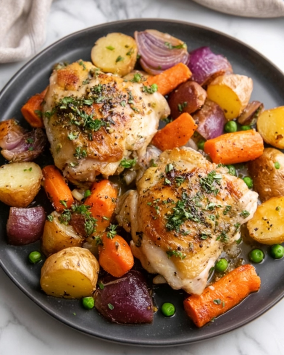 Autumn Chicken Roast with Root Vegetables Recipe - Recipe Image