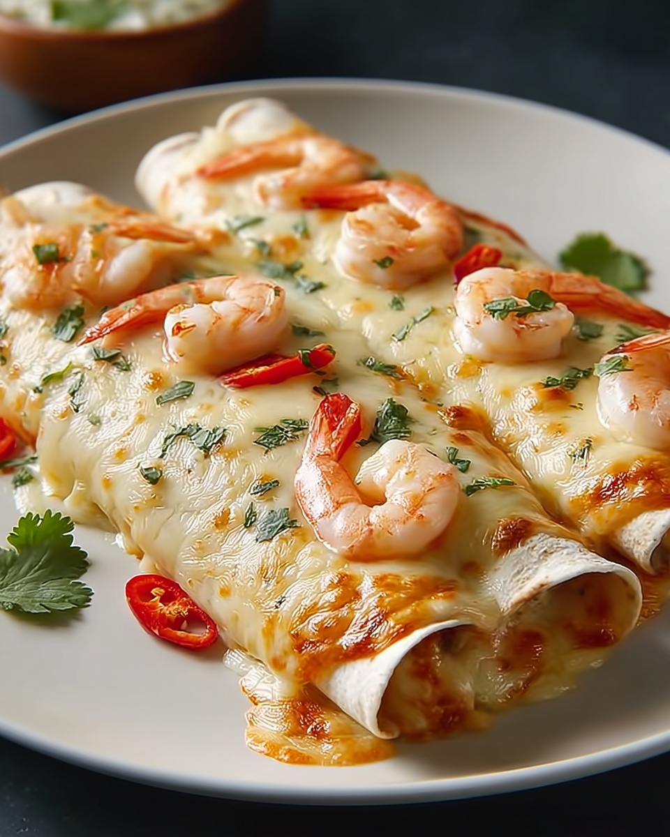 Creamy Shrimp Enchiladas Recipe - Recipe Image