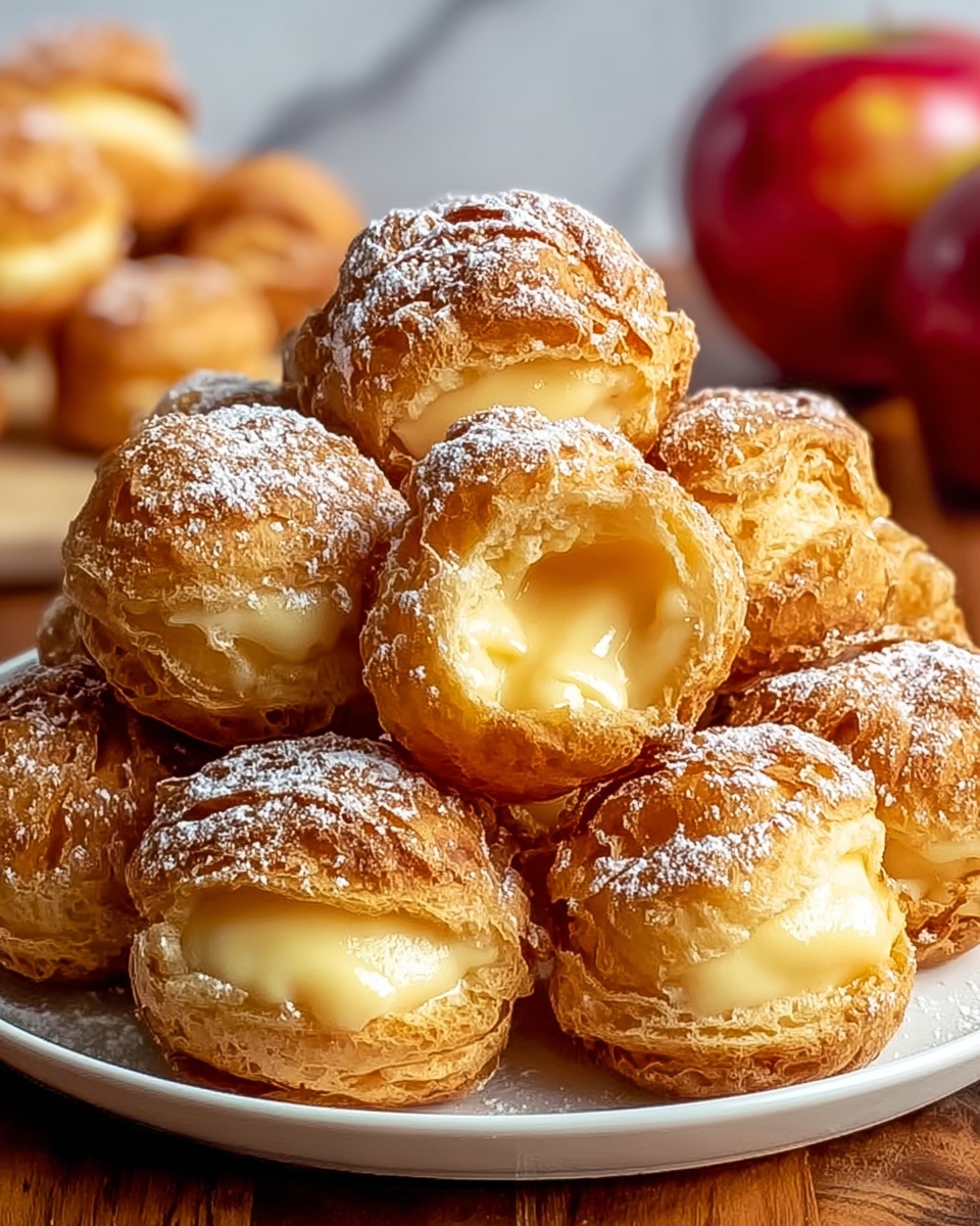 Crispy & Gooey Air Fryer Apple Pie Bombs Recipe - Recipe Image