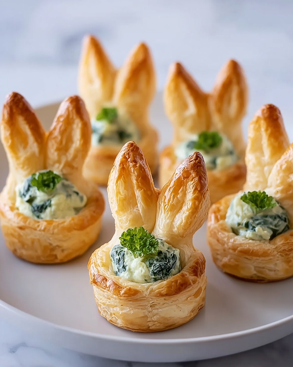 Easter Bunny Crescent Bites Recipe - Recipe Image