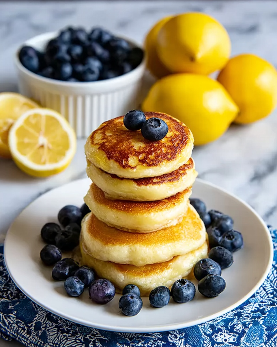Bright and Fluffy Lemon Blueberry Pancake Bites Recipe - Recipe Image