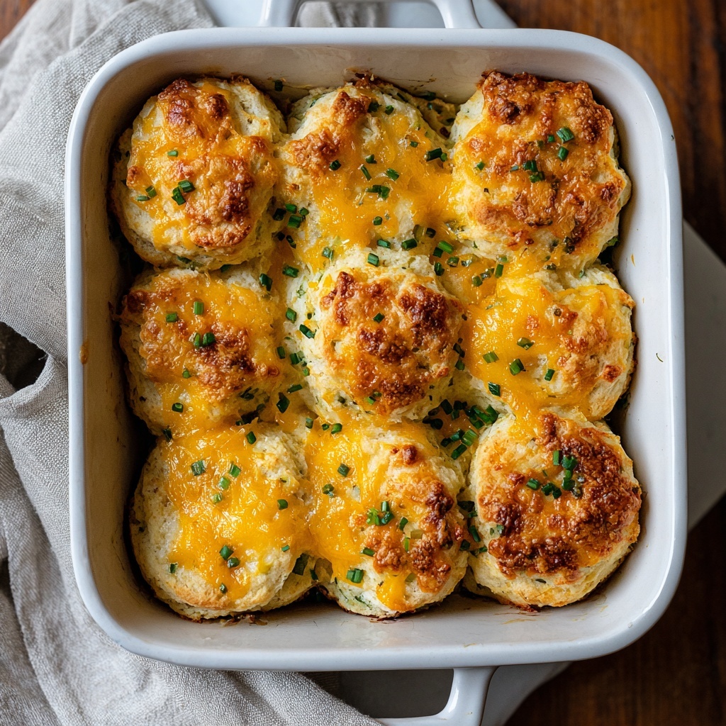 Cheddar Zucchini Biscuit Bake Recipe - Recipe Image