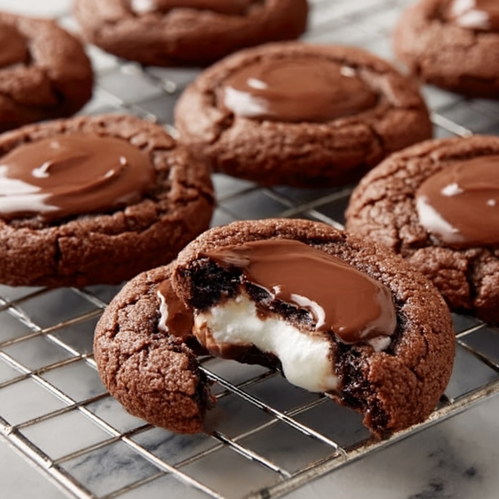 Marshmallow Hot Cocoa Surprise Cookies Recipe - Recipe Image