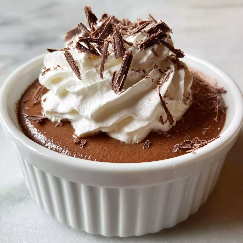 Creamy Chocolate Pot de Crème Recipe - Recipe Image
