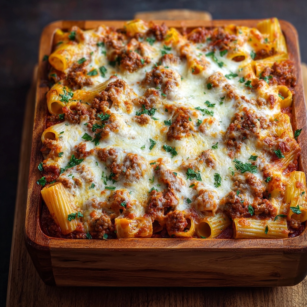 Pasta Bake with Sausage (Baked Ziti) Recipe - Recipe Image