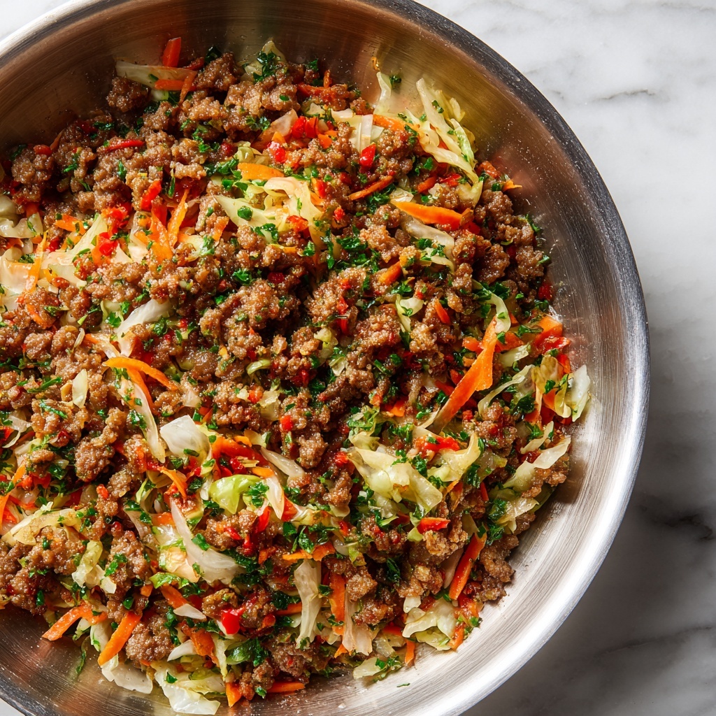 Ground Turkey Cabbage Skillet Recipe - Recipe Image