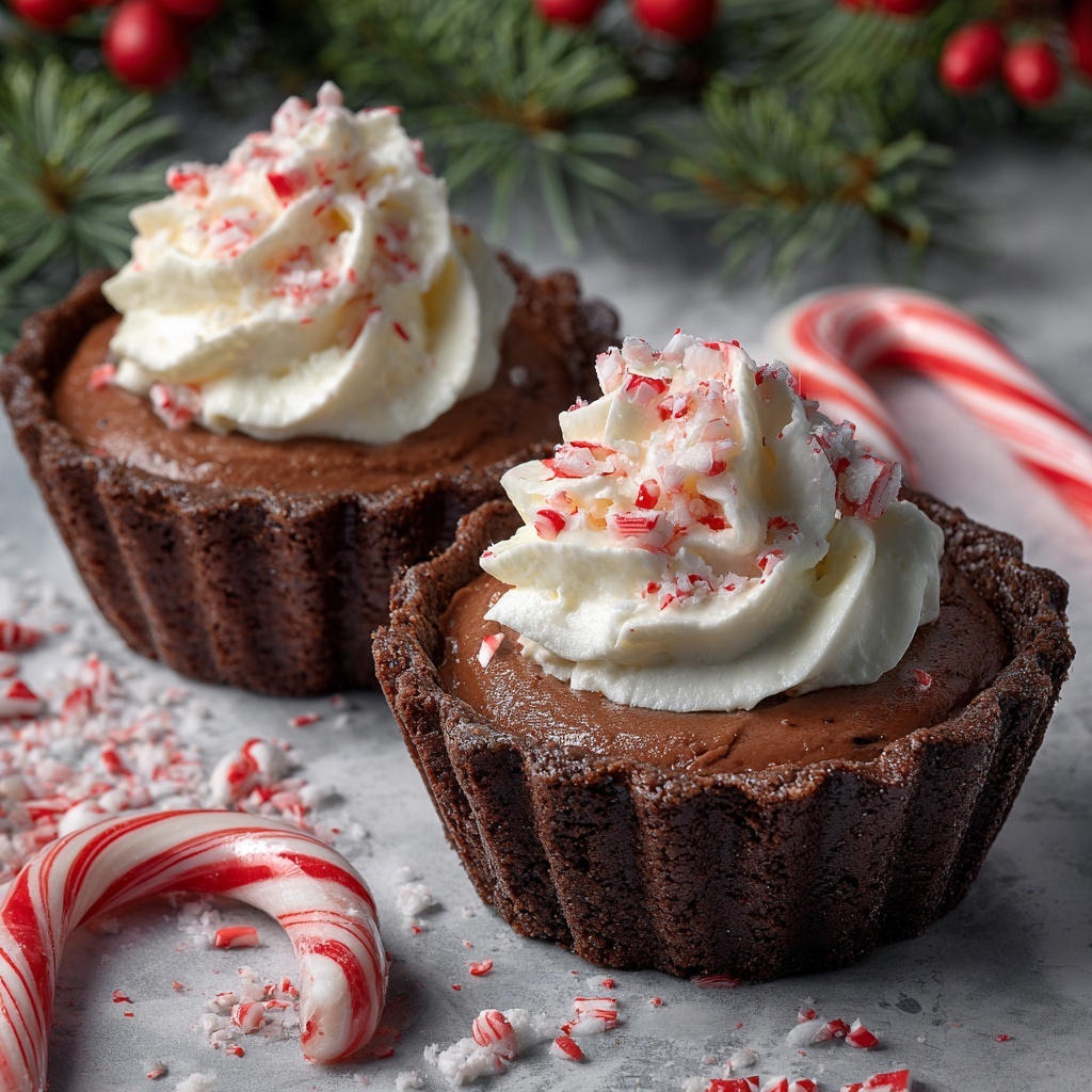 Chocolate Peppermint Mousse Cups Recipe - Recipe Image