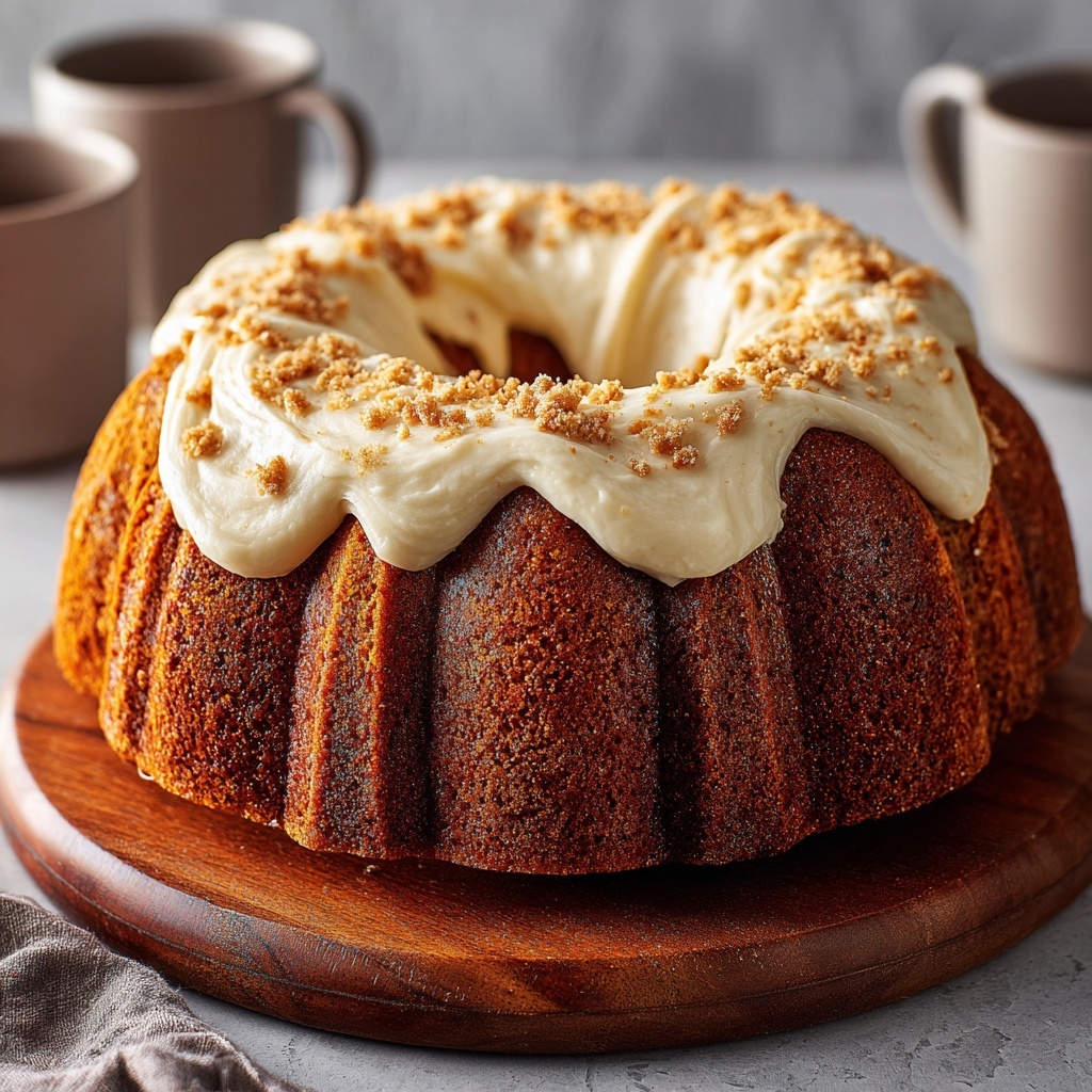 Sweet Potato Cream Cheese Pound Cake Recipe - Recipe Image