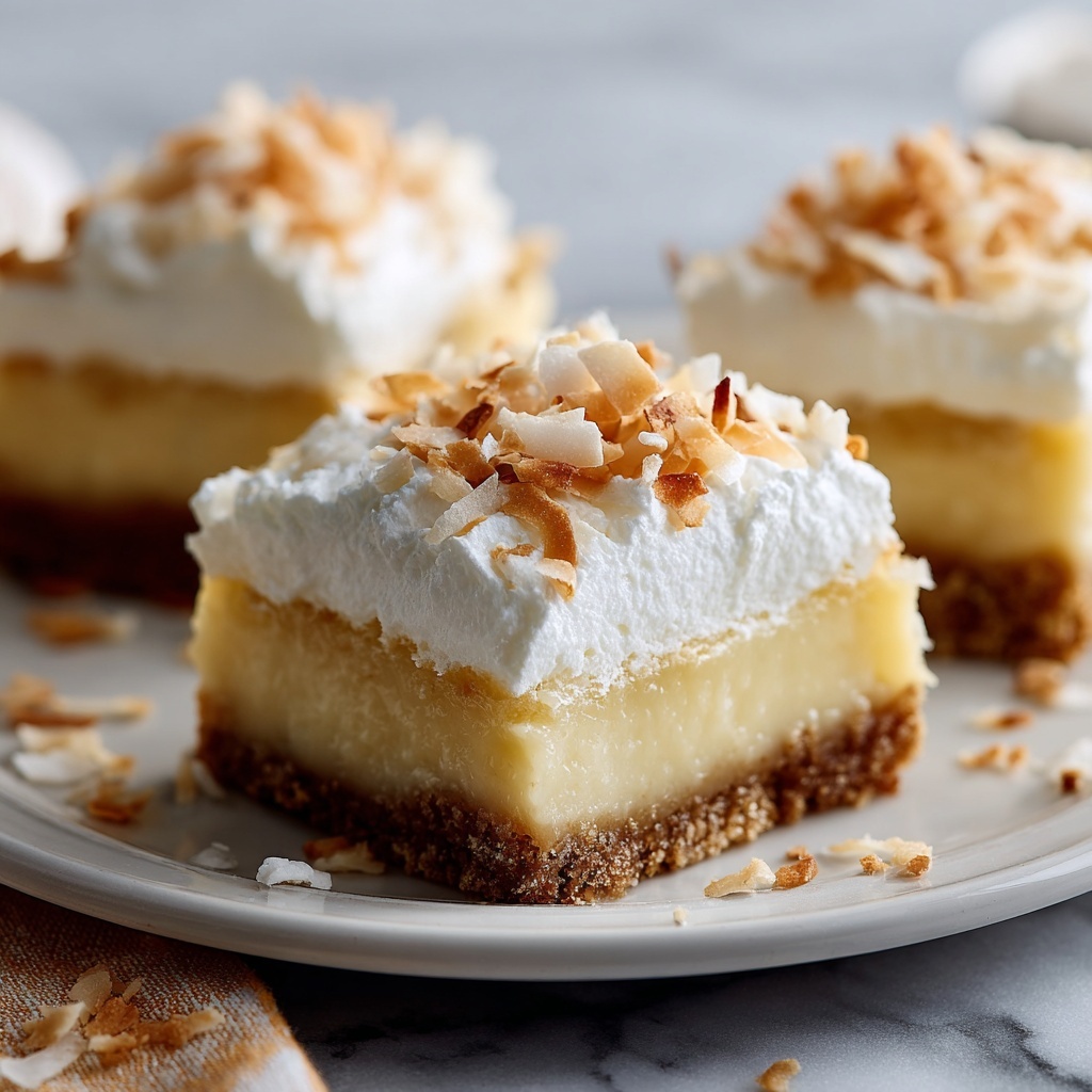 Coconut Cream Pie Bars Recipe - Recipe Image