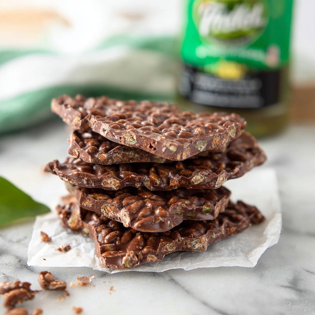 Chocolate Mint Crunch Bar Recipe - Recipe Image