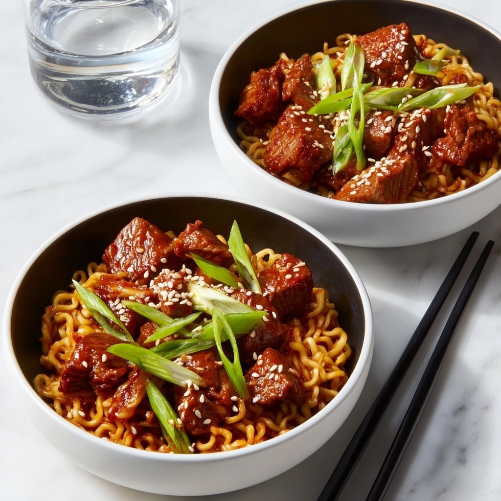 Slow Cooker Honey Garlic Chicken Noodles Recipe - Recipe Image