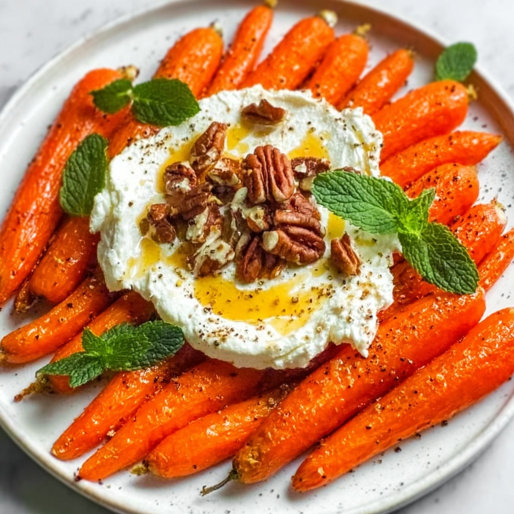 Roasted Carrots with Whipped Ricotta and Hot Honey Recipe - Recipe Image