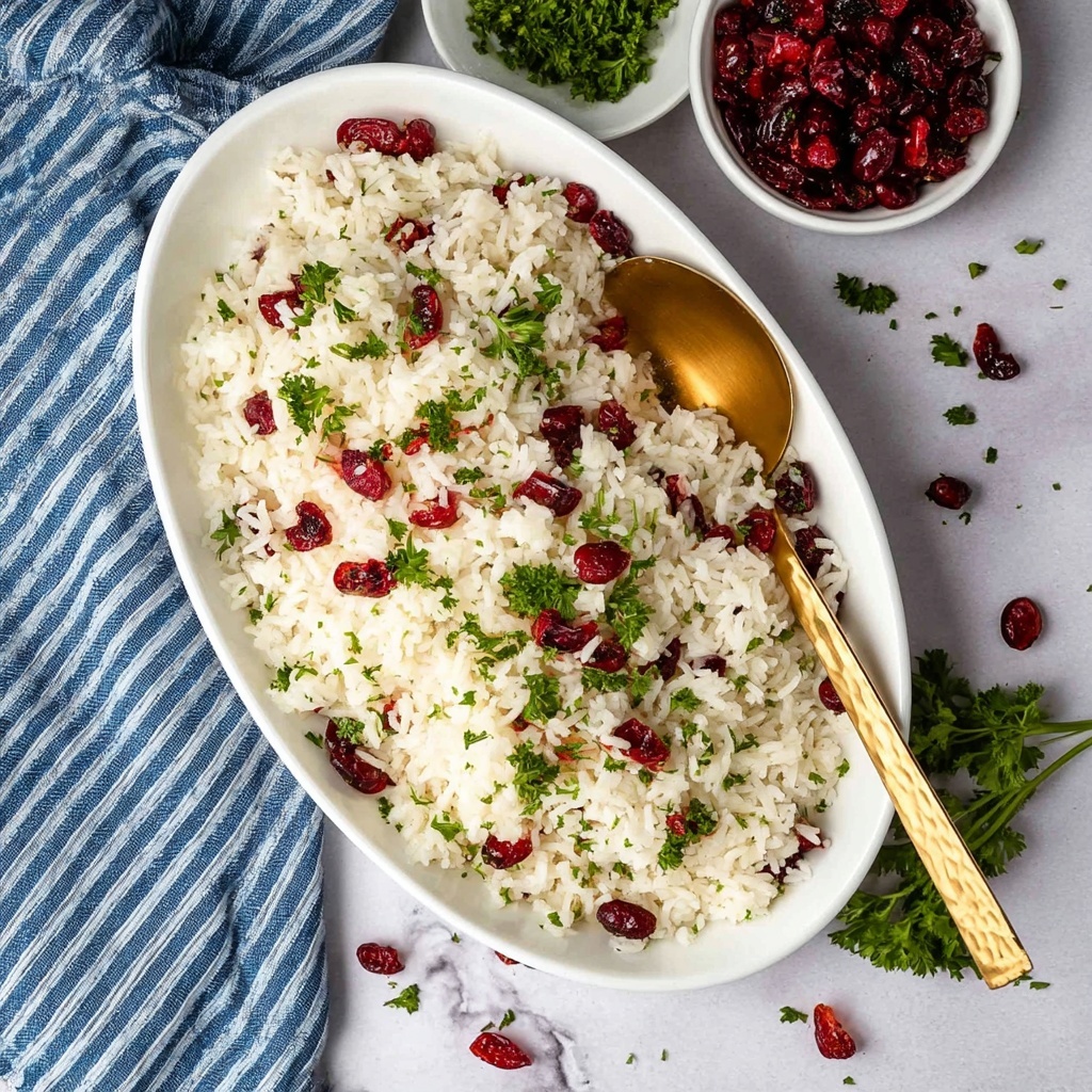 Rice Pilaf with Cranberries Recipe - Recipe Image