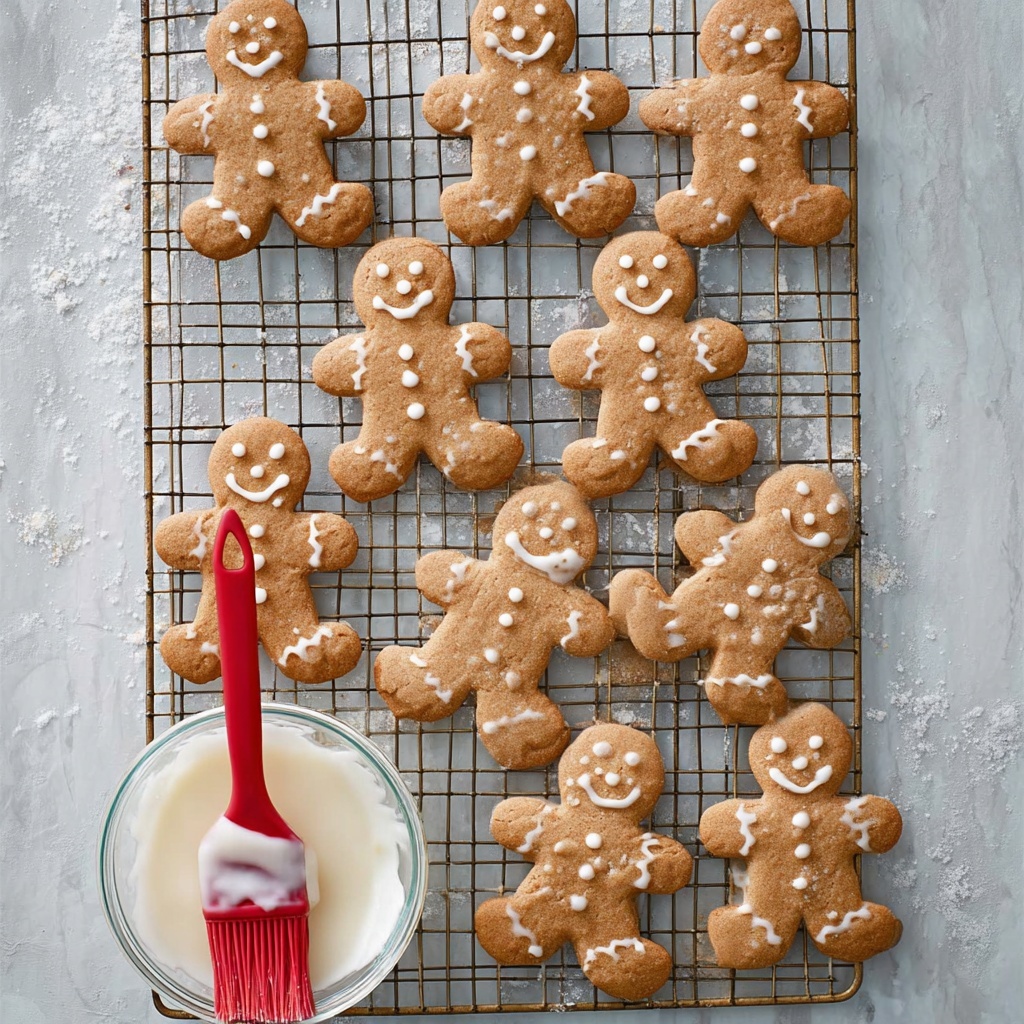 Glazed Gingerbread Cookies Recipe - Recipe Image