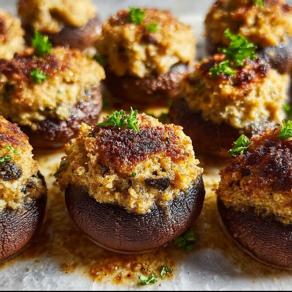 Stuffed Mushrooms: A Perfect Appetizer or Side Dish Recipe - Recipe Image